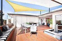 Sunnylaxx Tenda a Vela Triangolare 3 x 3 x 4.2 Metri, Vela Ombreggiante Resistente e Traspirante per Giardino, Balcone & Terrazza, Colore Sabbia