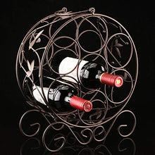 FAGavin Creativo Cremagliera del Vino del Ferro Battuto Decorazione Domestica del Vino della Decorazione del Vino Cremagliera Europea del Vino di Ferro
