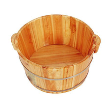 ERHANG Pediluvio In Legno Vaschetta Per Pedicure Vasca Idromassaggio Per Massaggio Domestico Profumata Con Pedicure Liscia E Delicata,A