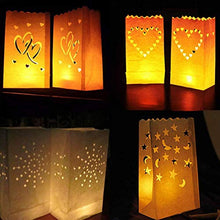 ARTFFEL Vola 30pcs Candela Borsa Resistente alla Fiamma Lanterna Luce Hollow Borse Candela Sacchetti Tealight Sacchetti for la Festa Nuziale .Compleanno