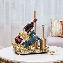 SUNTAOWAN Decorazioni Arte Artigianato Cavallo Wine Cooler utilità Decorazione Vino Rack Sala da Pranzo Armadio Tavolo TV