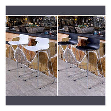 JISHIYU-Q Sedia da tavolo in stile europeo per il tempo libero in ferro battuto, sedia da bar, sgabello alto, sedia da tavolo, sedia da bar (colore: bianco)