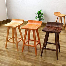BDLYZ Yxsd Bar Stool American Country Legno Retro Alta casa Accogliente Ristorante Natural Cafe Elegante Minimalista personalità Creativa Colazione Pianale da Cucina Sedie Sgabelli Coffee Design
