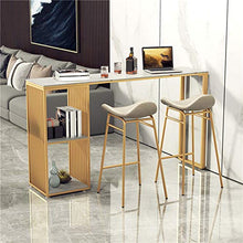 Sgabello da bar, poltrona da esterno per balcone del soggiorno di casa, seggiolone per ristorante dell'hotel, materiale in ferro, aspetto in pelle, con poggiapiedi/B / 75 centimetri