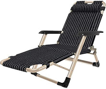 PAKUES-QO Sedia a Sdraio da Giardino reclinabile Lettino da Sole Pieghevole in Metallo, 178 * 66 * 30 cm, 150 kg Max. Tessuto Sintetico antiruggine, Traspirante, poggiapiedi Regolabile in 3 Posizioni