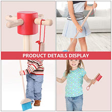 jojofuny 6Pcs Bambini Set di Pulizia Finta Play Spazzamento Scopa Mop Spolverino Spazzola Paletta Appeso Basamento di Pulizia Giocattoli per I più Piccoli Montessori Stelo di Abilità