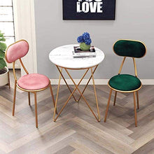 LWW Sgabelli, oro in ferro battuto in stile nordico trucco Sgabello Sgabelli, tessuto caffetteria Possibilità sedia alta Sgabello Tempo libero High Chair Decoration Sgabello,verde,SeatHeight45cm