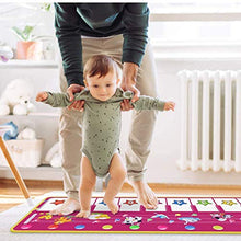 AFANG Tappeto Musicale Bambini, Tappetino Ballo Tappeto Pianoforte Portatile 8 Suoni Strumenti, Regali Compleanni Feste Varie Piccoli (110 * 36 Cm) Ballo Divertente Bimbi Ragazze Tappetino