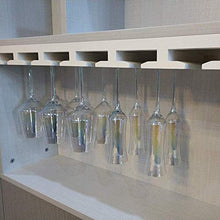 LXH-SH Cremagliera del Vino Solido Legno for Il Vino Rack Hanging Upside Holder Giù Tazza del Vino del Calice del Vino Telaio a Traliccio casa Idee scaffali Vino contatore