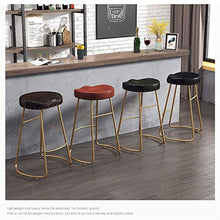 XHCP Mobili da Soggiorno Sgabelli Sgabelli da Bar, Sedie da bancone da Cucina per la Colazione, Seduta in Ecopelle, Altezza 17,7/25,6/29,5 Pollici, 5 Colori Disponibili
