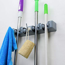 ZXCASDF Elegante E Bagno Creativo Punzonatura Antiscivolo Cremagliera Mop A Parete per Risparmiare Spazio Mop Cremagliera Scopa Appeso Mop Mop Gancio Mensola Clip di Ponte A Muro
