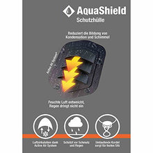 Siena Garden D41181 AquaShield - Custodia protettiva per ombrellone con sistema Active Air, 250 x 60 x 255 cm, colore: Argento/Grigio