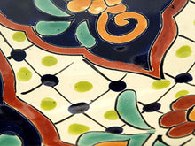 Caliope – Lavandino messicano in ceramica – Cerames | Vasca 40,5 cm x 15 cm | Lavabo da appoggio in Messico per bagno, ospiti, WC
