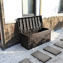 XLLLL Cassapanca da Esterno Baule Cassa Panca Portaoggetti per Bici Starplast Panca da Esterno Esterno Impermeabile da 75 Galloni Scatola da Giardino per Esterni in Plastica