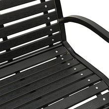 vidaXL 2X Sedie da Giardino Classiche Sedute Poltroncine con Braccioli Ricurvi Robuste Elegante Arredi da Esterno Grigio in Legno e Acciaio