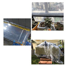 YTQ Copertura Antipioggia per Balcone Artefatto Impermeabile Addensare Panno Antipioggia Trasparente Panno di Plastica Telone per Esterni Tenda per Esterni Protezione Solare(Size:1m x 1m)