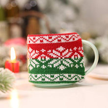 UPKOCH 2 Pezzi di coperchi per Bottiglia di Tazza di Natale in Maglia Manica Tazza di caffè Decorativi coperchi di Tazza di Natale per la tavola di Natale centrotavola Decorazione