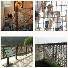 MFLASMF Rete di Sicurezza Protezione per Balcone Rete in Corda di Canapa Tessuta a Mano, Rete di Protezione per Bambini Multifunzionale, Scala per Balcone Rete anticaduta Bar Ristorante De