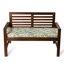 Celina Digby® - Cuscino impermeabile a 2 posti, con imbottitura in schiuma morbida (114 x 47 x 6 cm), motivo: prato gallese floreale