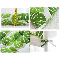 eewopjkj Cuscino per Sedile Rotondo Set di 4 Cuscini per Sedia Cuscino Edizione Bordo Sedile 40 x 40 cm Cuscino per Sedia da Giardino poggiapiedi da Giardino Balcone terrazza F