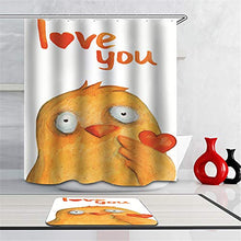 LIYAN Combinazione Bagno. Immagini Chiare E Colori Vivaci Rendono Il Tuo Bagno Pieno di Vita. Accessori da Bagno. Pittura. Pollo Giallo.