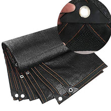 WXQIANG - Telo per ombreggiatura, HDPE, anti-UV, protezione solare, per esterni, giardino, auto, 2020, versione aggiornata, protezione solare, isolamento termico, (colore : nero, dimensioni: 2 x 8 m)