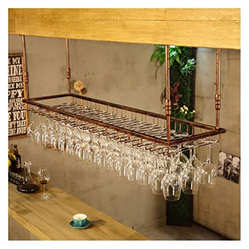 CCFENG Hanging Supporto del Vino di Vetro, Creativo Testa in Porta Bicchiere di Vino in Giù, Appeso portabicchieri, bancone Bar, Titolare Calice, Porta Bicchiere di Vino