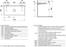 Laufen Space Piano lavabo, Foro Centrale, 1170x520x13, colorazione: Olmo Scuro - H4110031601031