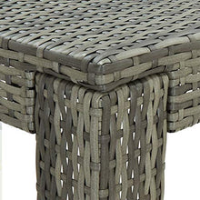 FAMIROSA Tavolo da Bar da Giardino Grigio 100x60,5x110,5 cm Polyrattan