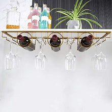 HLL Wine Rack, Organizzare cremagliera di vetro di vino da cucina, sotto il Governo del vino Rack, Calici rack con montaggio a parete, a sospensione in vetro Vino supporto del ferro, per la cucina de