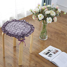 HYLX Cuscino Sedile, Cuscino Sedia, Cuscino Sgabello Rotondo, Cuscino Sedia Floreale Antiscivolo in Cotone Spesso, per Giardino, terrazza Esterna