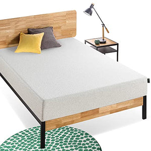 ZINUS Ultima Materasso in memory foam | Schiuma infusa al tè verde | Materasso adattabile a 7 zone | 120 x 190 cm | Altezza 25 cm | Materasso sottovuoto arrotolato | OEKO-TEX