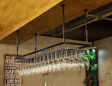 DJSMjbj Wine Rack Wine Glass Rack Supporto di Vetro Vino mensola di Vetro di Vino Rack Facile da installare Ripiani Decke (Size : L90*w35cm)