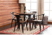 BDLYZ Yxsd - Sgabello da bar in metallo, stile retrò, per cucina, pub, sala da pranzo, sedia da pranzo, bancone in legno massiccio industriale, schienale di sicurezza (colore: bianco)