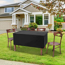 Copertura Mobilia Giardino Impermeabile Coperture Tavoli Esterno 210D Poliestere Oxford Coperture Arredo Mobili Giardinoanti-UV Impermeabili Tessuto Copertura della Mobilia,180x120x74cm