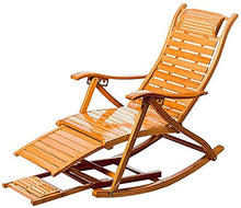 Sedia a Sdraio Beach Yard Piscina Pieghevole Pieghevole Reclinabile Chaise Chaise Bamboo Lounge Chair Interno Outdoor Rocking Relax Chair