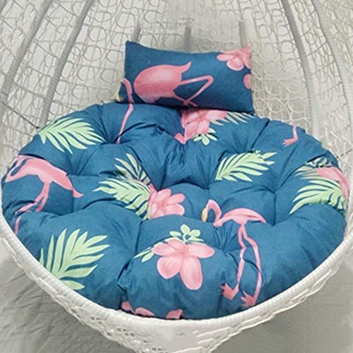 Cuscino rotondo per sedia Papasan con cuscino grande addensare swing sedia cuscino vimini rattan uovo nido appeso uovo amaca sedia cuscino per esterno