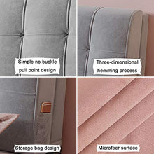 WENZHE Cuscino Testiera Letto Cuscini Lettura Capezzale, Fibra Superfine Pieno Non Crollato, Usato per Letto Matrimoniale Singolo, 10 Colori (Color : Pink, Size : 150x60x10cm)