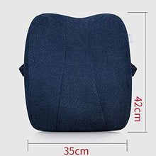 Xufei Cuscino per seggiolino per Ufficio Sedia Lombare per Auto Cuscino per Schienale per Auto Cuscino per Vita Cuscino per Cuscini Cuscino in Cotone per la Vita 35x11x42cm