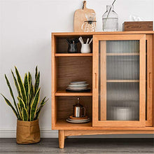GFBVC Credenza Legno Accent Credenza Buffet Server Credenza Cucina Sala Cabinet Armadio Free Standing di immagazzinaggio del Torace (Color : Wood, Size : 160x42x92cm)