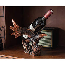 XLBAXLJ Bronzo Aquila Wine Rack, Fumetto Creativo Sveglio del Vino della casa cremagliera Champagne Decorazioni per la Veranda Ufficio Soggiorno Camera da Letto