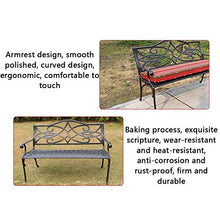 outdoor product Panchina da terrazza panchina da Esterno, Panca in Metallo con braccioli e Schienale, Park Hospital Riposo e Attesa sedie, Panca Decorativa Domestica