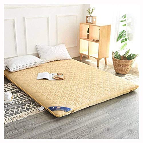 Materasso Tatami Giapponese, Materasso Futon Materasso Pieghevole a Grandezza Naturale Per Camera Degli Ospiti Dormitorio Per Studenti Da Letto Giapponese,Yellow-150×200cm