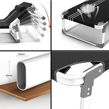 XJAXY Letto Pieghevole Regolabile, Aggiuntivo Ospite Letto con Regolabile Incline Head, Estraibile Materasso - Heavy Duty Ospite Letto Portatile Telaio Sleeper, Ospite Letto