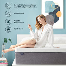 Molblly Materasso 100 x 200 cm arrotolabile in una scatola a 7 zone, ortopedico, 100 x 200 cm, in schiuma fredda, materasso ergonomico per un sonno riposante, altezza 18 cm, grado di durezza H3
