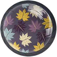 Aceri Giallo Viola Blu Colore scuro Pomelli per Porta Set di 4 Pomelli per Mobili Manopole per Cassetti Cucina Armadio Vetro