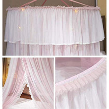 SXFYHXY Rotondo Principessa Baldacchino per Letto Tenda del Baldacchino del Letto - Tenda del Letto della Cupola della Maglia Trasparente a Doppio Strato