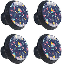 Contenitore per esperimenti Blu scuro Pomelli per Porta Set di 4 Pomelli per Mobili Manopole per Cassetti Cucina Armadio Vetro