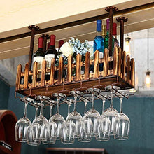 ZLJ Portabicchieri in Ferro battuto Portabicchieri in Ferro battuto Portabottiglie per Vino Portabottiglie per Vino Portabicchieri 6 Portabicchieri a Testa in Giù Portabottiglie da Appendere