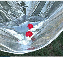 Telo Trasparente con Occhielli, PVC trasparente panno impermeabile incatramata, 0,35 millimetri trasparente antipolvere antipioggia incatramata, Copertina Outdoor Gazebo di protezione a terra